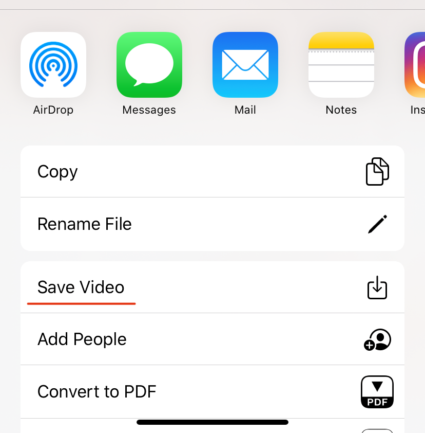 How to Download Videos from iOS Safari into your Photo Album